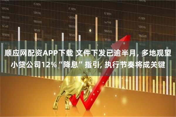 顺应网配资APP下载 文件下发已逾半月, 多地观望小贷公司12%“降息”指引, 执行节奏将成关键